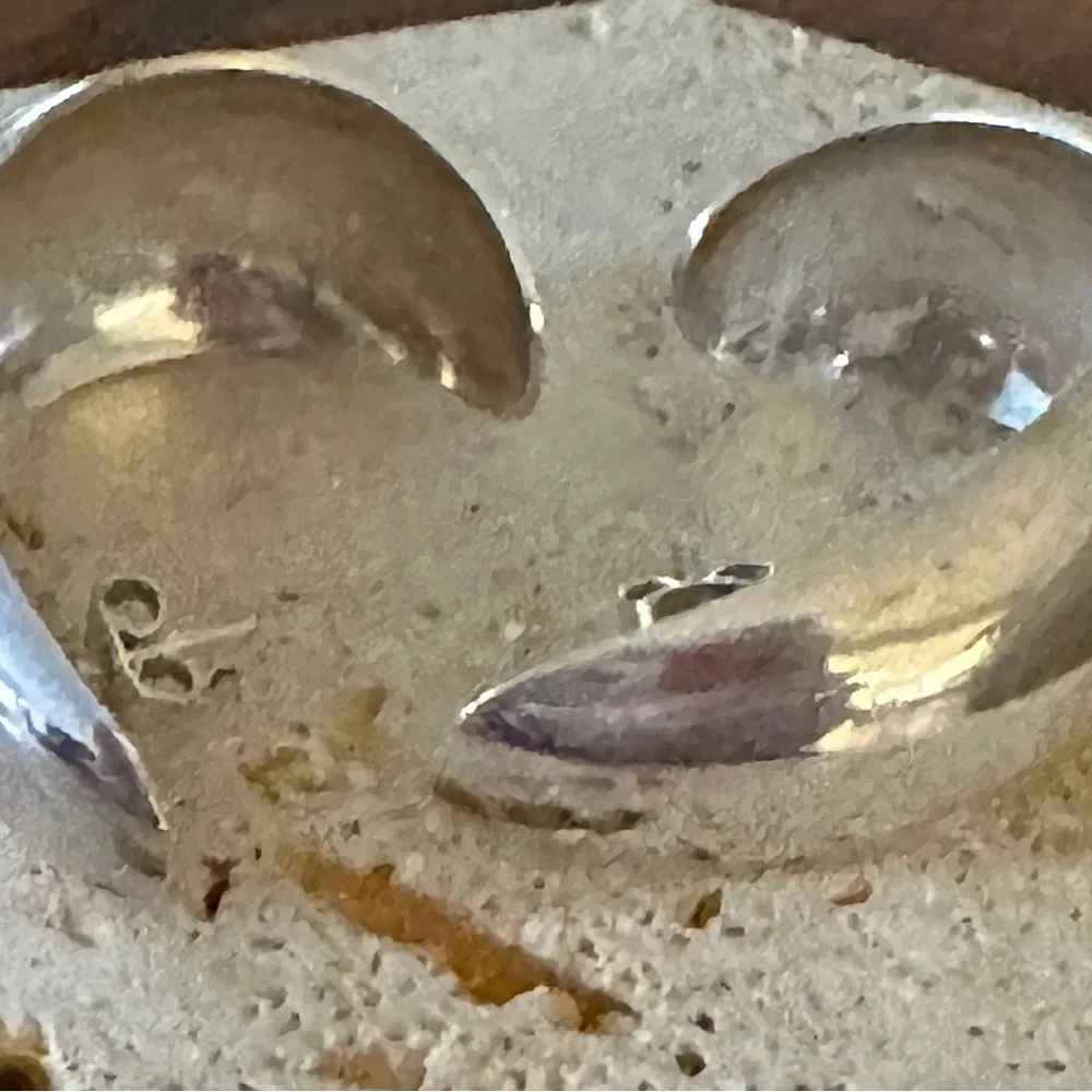 Vintage Heavy Mexico 925 Sterling Silver Earrings Boho 1.5” - Picture 4 of 12